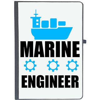                       UDNAG Ruled Notebook Diary 'Engineer | Marine Engineer', [A5 80Pages 80GSM]                                              