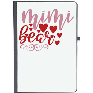                       UDNAG Ruled Notebook Diary 'Bear | mimi bear', [A5 80Pages 80GSM]                                              