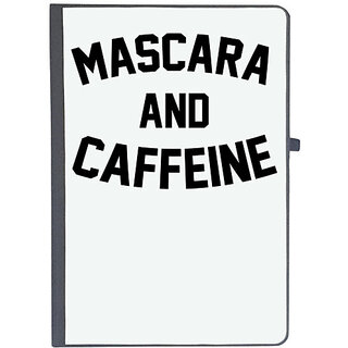                       UDNAG Ruled Notebook Diary 'Makeup | MASCARA AND CAFFEINE', [A5 80Pages 80GSM]                                              