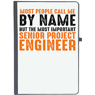                       UDNAG Ruled Notebook Diary 'engineer | MOST PEOPLE CALL ME', [A5 80Pages 80GSM]                                              
