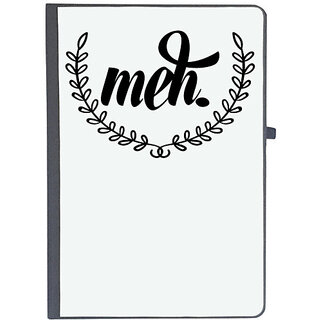                       UDNAG Ruled Notebook Diary '| meh', [A5 80Pages 80GSM]                                              
