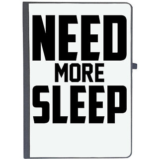                       UDNAG Ruled Notebook Diary 'Sleep | NEED MORE SLEEP', [A5 80Pages 80GSM]                                              