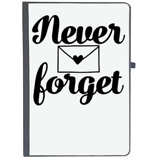                       UDNAG Ruled Notebook Diary '| never forget', [A5 80Pages 80GSM]                                              