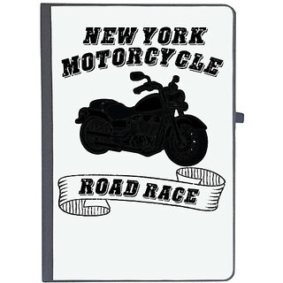                       UDNAG Ruled Notebook Diary 'Rider | New york', [A5 80Pages 80GSM]                                              