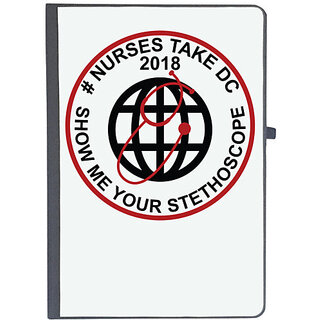                       UDNAG Ruled Notebook Diary 'Nurse | Nurse Takes Dc Design', [A5 80Pages 80GSM]                                              
