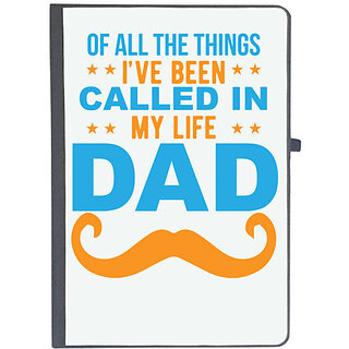                       UDNAG Ruled Notebook Diary 'Father | OF ALL THE THINGS', [A5 80Pages 80GSM]                                              