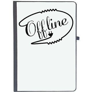                       UDNAG Ruled Notebook Diary 'Offline | Off line', [A5 80Pages 80GSM]                                              