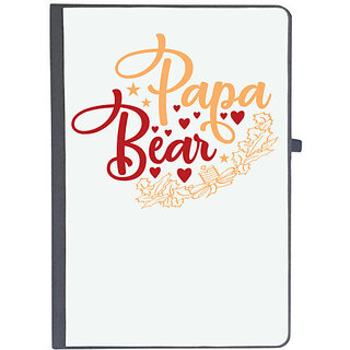                       UDNAG Ruled Notebook Diary 'Father | Papa bea', [A5 80Pages 80GSM]                                              