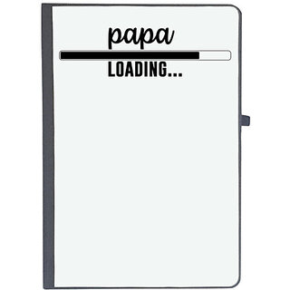                       UDNAG Ruled Notebook Diary 'Father | papa loading', [A5 80Pages 80GSM]                                              