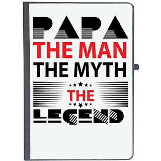                       UDNAG Ruled Notebook Diary 'Father | PAPA THE MAN', [A5 80Pages 80GSM]                                              