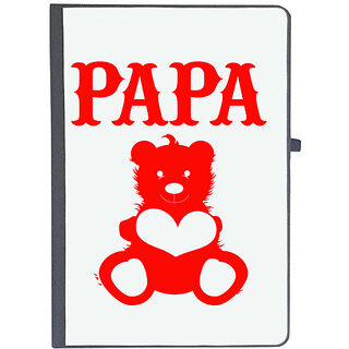                      UDNAG Ruled Notebook Diary 'Father | PAPA WITH BEAR', [A5 80Pages 80GSM]                                              
