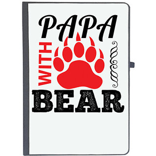                       UDNAG Ruled Notebook Diary 'Father | PAPA WITH', [A5 80Pages 80GSM]                                              