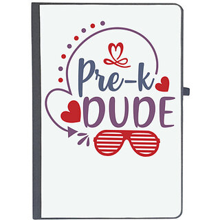                      UDNAG Ruled Notebook Diary 'Dude | pre-k dude', [A5 80Pages 80GSM]                                              