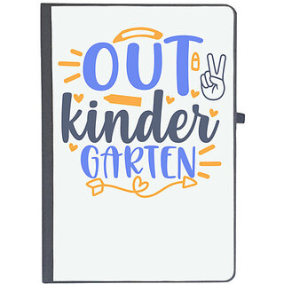                       UDNAG Ruled Notebook Diary 'School | peace out kindergarten', [A5 80Pages 80GSM]                                              