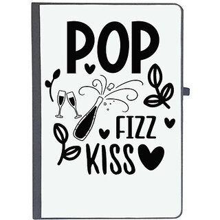                       UDNAG Ruled Notebook Diary 'Wine | Pop fizz kisss', [A5 80Pages 80GSM]                                              