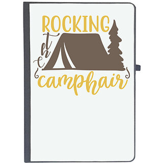                       UDNAG Ruled Notebook Diary 'Adventure | Rocking the camphair 2', [A5 80Pages 80GSM]                                              