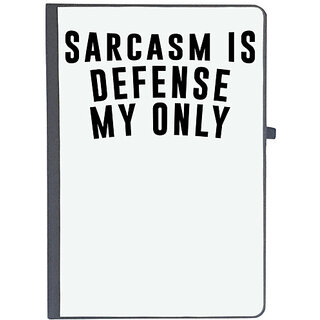                       UDNAG Ruled Notebook Diary 'Sarcasm | Sarcasm', [A5 80Pages 80GSM]                                              