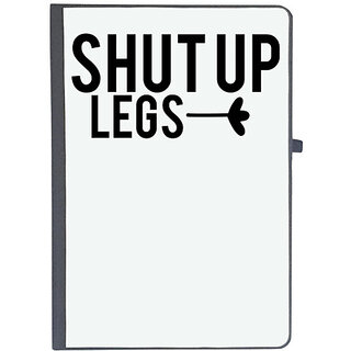                       UDNAG Ruled Notebook Diary '| shut up legs', [A5 80Pages 80GSM]                                              