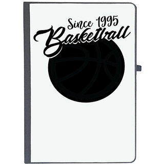                       UDNAG Ruled Notebook Diary 'Basketball | Since 1995 Basketball', [A5 80Pages 80GSM]                                              