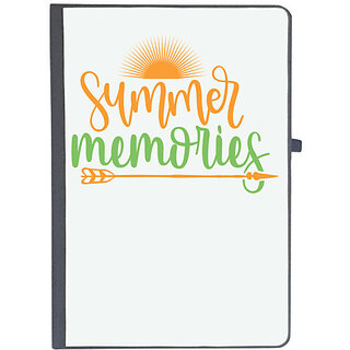                       UDNAG Ruled Notebook Diary 'Summer | summer memories', [A5 80Pages 80GSM]                                              