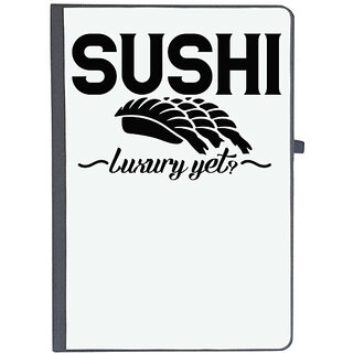                       UDNAG Ruled Notebook Diary 'SUSHI | sushi luxury yet', [A5 80Pages 80GSM]                                              