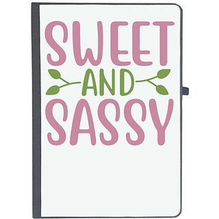                       UDNAG Ruled Notebook Diary 'Sweet sassy | SWEET AND SASSY', [A5 80Pages 80GSM]                                              