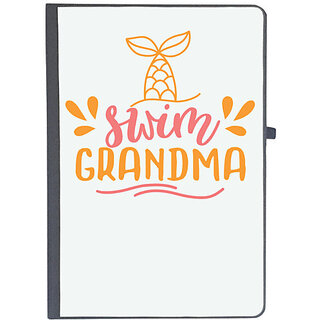                       UDNAG Ruled Notebook Diary 'Grand Mother | swim grandma', [A5 80Pages 80GSM]                                              