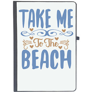                       UDNAG Ruled Notebook Diary 'Beach | Take me to the beach', [A5 80Pages 80GSM]                                              