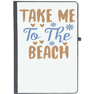                       UDNAG Ruled Notebook Diary 'Beach | Take me', [A5 80Pages 80GSM]                                              