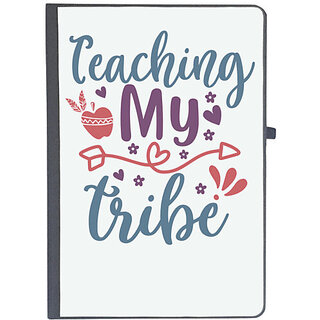                       UDNAG Ruled Notebook Diary 'Teacher | teaching my tribe', [A5 80Pages 80GSM]                                              