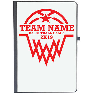                       UDNAG Ruled Notebook Diary 'Basketball | TEAM NAME BASKETBALL', [A5 80Pages 80GSM]                                              