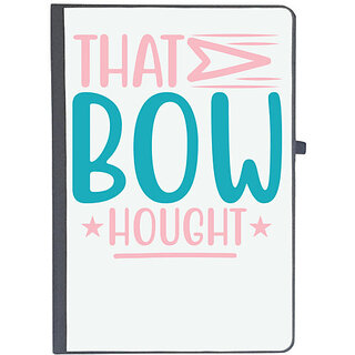                       UDNAG Ruled Notebook Diary 'Bow | THAT BOW THOUGHT', [A5 80Pages 80GSM]                                              