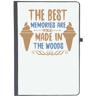                       UDNAG Ruled Notebook Diary 'Adventure | The best memories are made', [A5 80Pages 80GSM]                                              