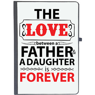                       UDNAG Ruled Notebook Diary 'Father | The love', [A5 80Pages 80GSM]                                              
