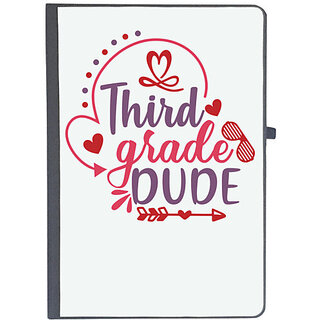                       UDNAG Ruled Notebook Diary 'School | third grade dude', [A5 80Pages 80GSM]                                              