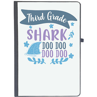                       UDNAG Ruled Notebook Diary 'School | Third grade shark doo doo doo doo', [A5 80Pages 80GSM]                                              