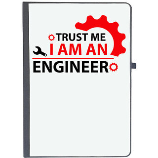                       UDNAG Ruled Notebook Diary 'Engineer | TRUST ME IAM AN', [A5 80Pages 80GSM]                                              
