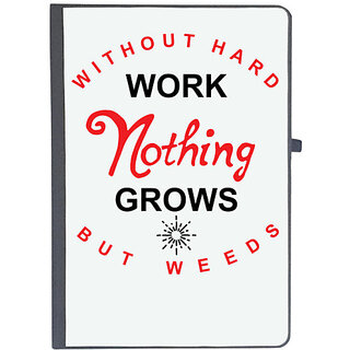                       UDNAG Ruled Notebook Diary 'Hard Work | Without Hard Work', [A5 80Pages 80GSM]                                              
