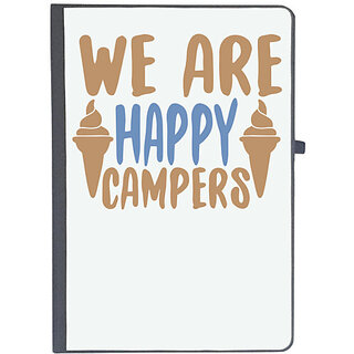                       UDNAG Ruled Notebook Diary 'Camping | We are happy', [A5 80Pages 80GSM]                                              