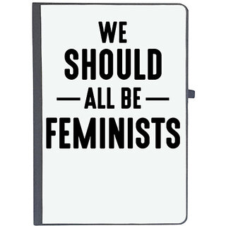                       UDNAG Ruled Notebook Diary 'Feminist | WE SHOULD ALL BE FEMINISTS', [A5 80Pages 80GSM]                                              