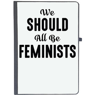                       UDNAG Ruled Notebook Diary 'Feminist | WE SHOULD ALL BE FEMINISTS.ai2', [A5 80Pages 80GSM]                                              