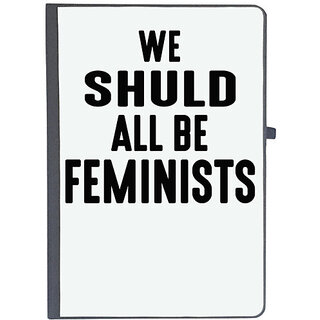                       UDNAG Ruled Notebook Diary 'Feminist | WE SHULD ALL BE FEMINISTS', [A5 80Pages 80GSM]                                              