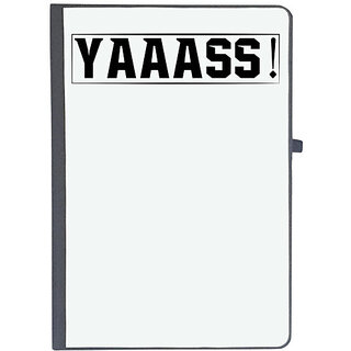                       UDNAG Ruled Notebook Diary 'Yes | YAAASS!', [A5 80Pages 80GSM]                                              