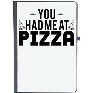                       UDNAG Ruled Notebook Diary 'Pizza | you had me at pizza', [A5 80Pages 80GSM]                                              