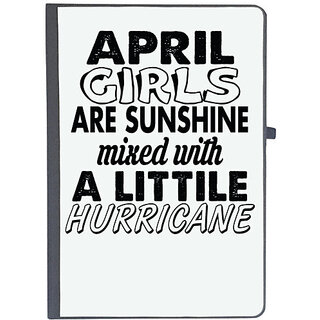                       UDNAG Ruled Notebook Diary 'Girls | april girls', [A5 80Pages 80GSM]                                              
