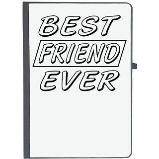                       UDNAG Ruled Notebook Diary 'Friend | best friend ever', [A5 80Pages 80GSM]                                              