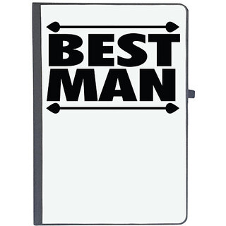                       UDNAG Ruled Notebook Diary '| best man', [A5 80Pages 80GSM]                                              