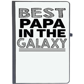                       UDNAG Ruled Notebook Diary 'Father | best papa in the galaxy', [A5 80Pages 80GSM]                                              