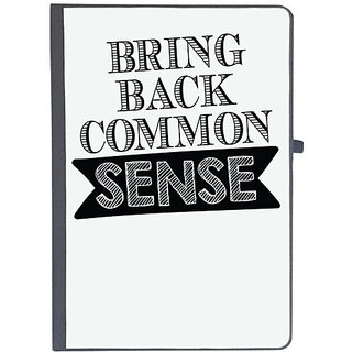                       UDNAG Ruled Notebook Diary 'Common Sense | bring back common sense', [A5 80Pages 80GSM]                                              