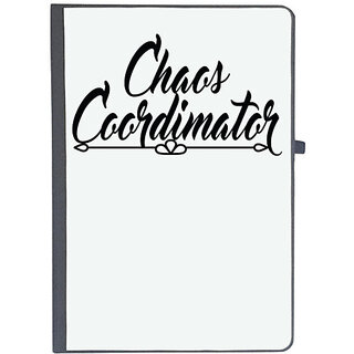                       UDNAG Ruled Notebook Diary 'Coordinator | chaos coordinator,', [A5 80Pages 80GSM]                                              